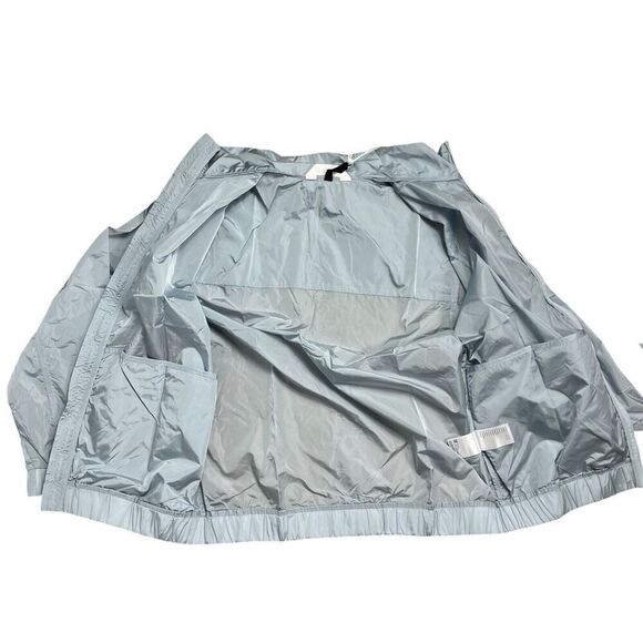 RAINS‎ Track Jacket WMNS M Blue Lightweight Sky 18900 Interior Pockets Nylon Zip - Picture 6 of 13